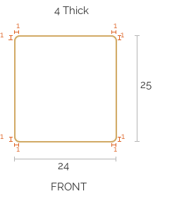 Custom Seat Cushion - 55015