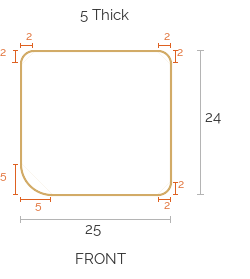 Custom Seat Cushion - 62653