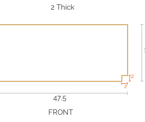 Custom Seat Cushion - 62742