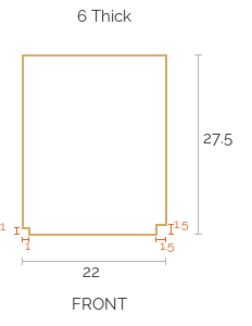 Custom Seat Cushion - 70470