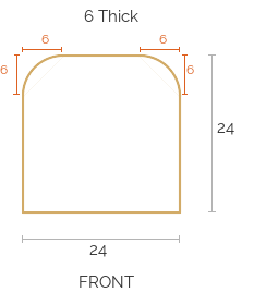 Custom Seat Cushion - 74390
