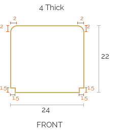 Custom Seat Cushion - 75566