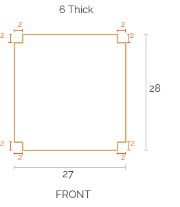 Custom Seat Cushion - 75694