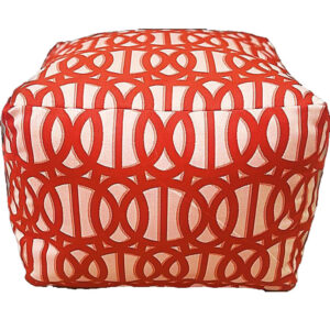 20" Bean Bag Pouf Sq. Ottoman