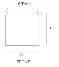 Custom Seat Cushion - 88116