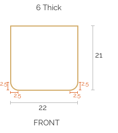 Custom Seat Cushion - 88118